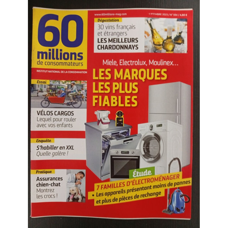 Revue 60 millions de consommateurs N° 594