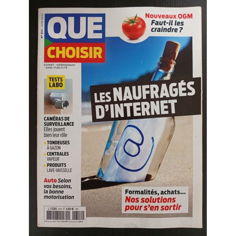 Revue Que choisir N° 614