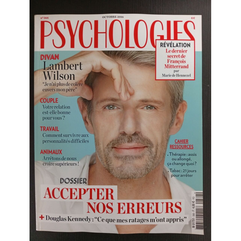 Revue Psychologies N° 366