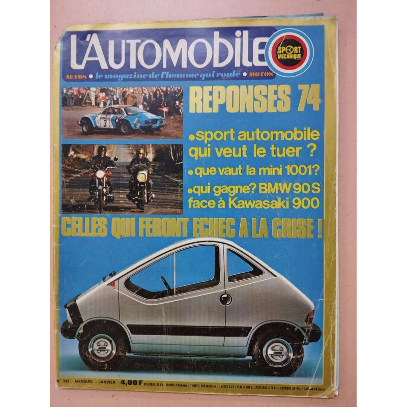 Revue L'automobile Magazine N° 332