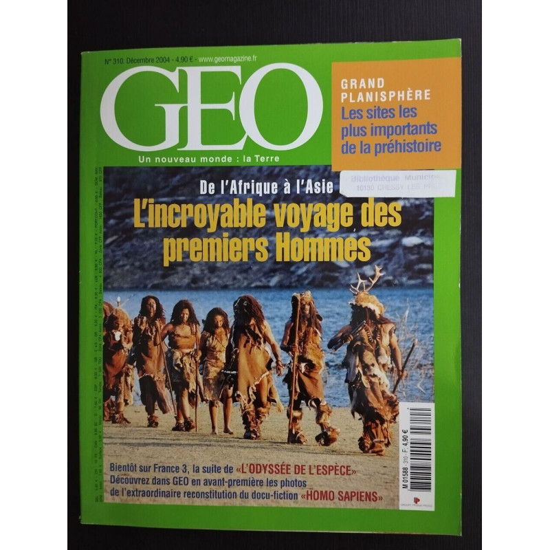 Revue Géo Magazine N° 310
