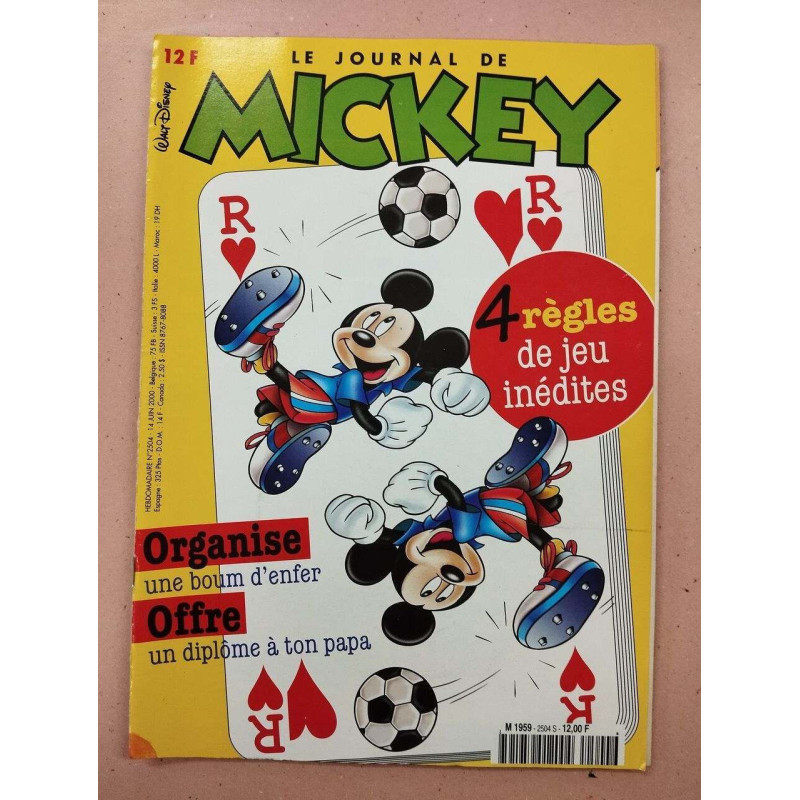 Le journal de mickey nº 2504 / Juin 2000
