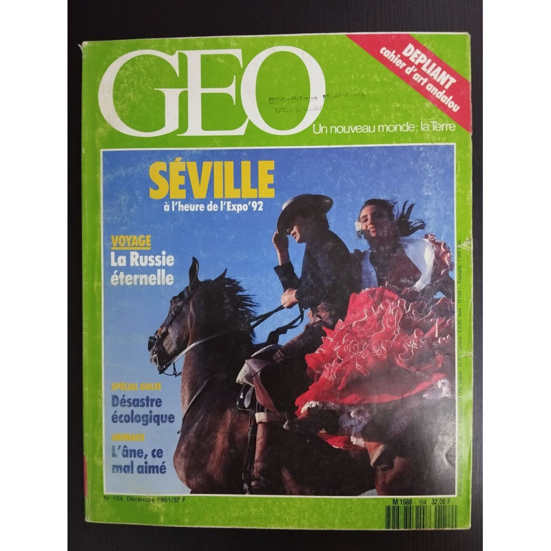 Revue Géo Magazine N° 154