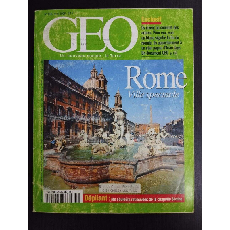 Revue Géo Magazine N° 206