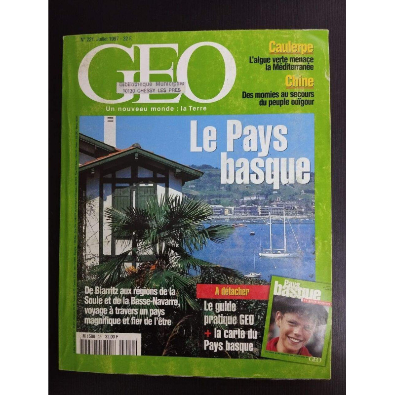 Revue Géo Magazine N° 221