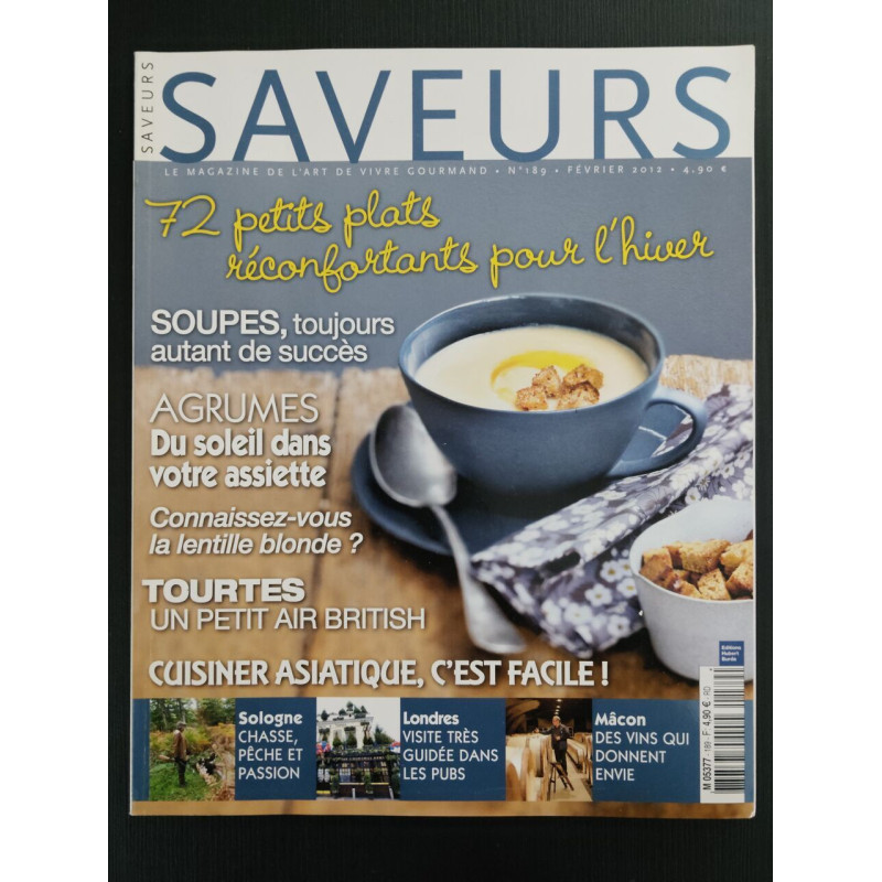 Revue Saveurs N° 189