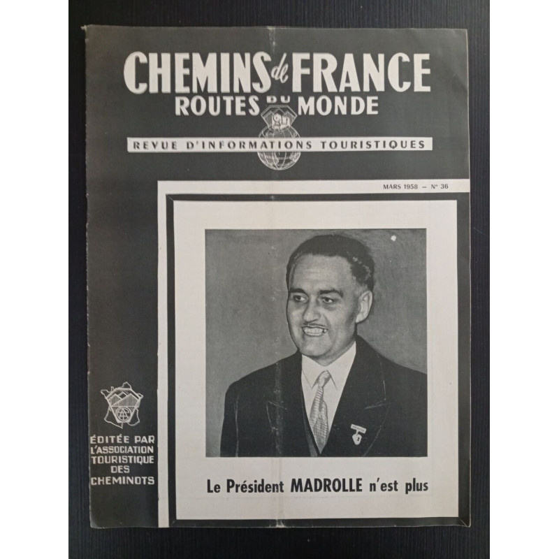 Revue Chemins de France N° 36 - 1958
