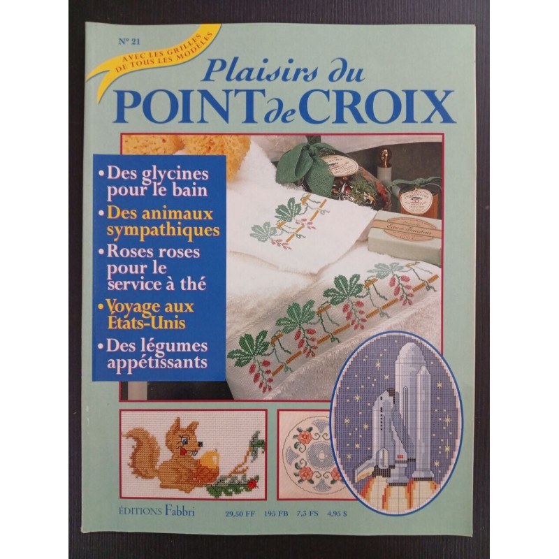 Revue Plaisirs du Point de Croix N° 21