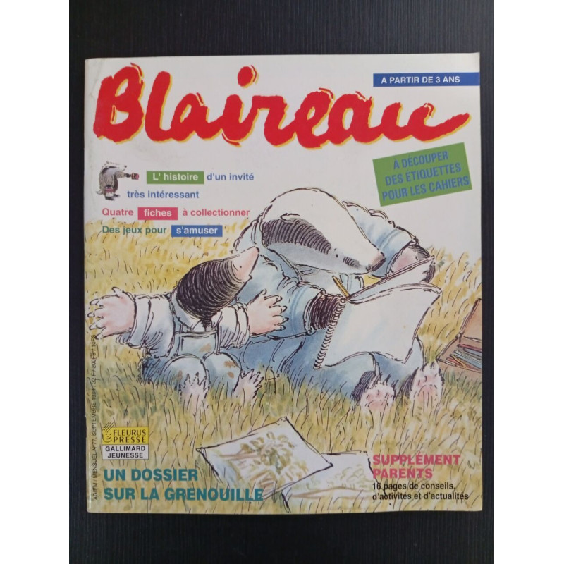 Revue Blaireau (à partir de 3 ans) N° 77