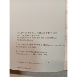 La médecine livre - encyclopédie du cercle du bibliophile