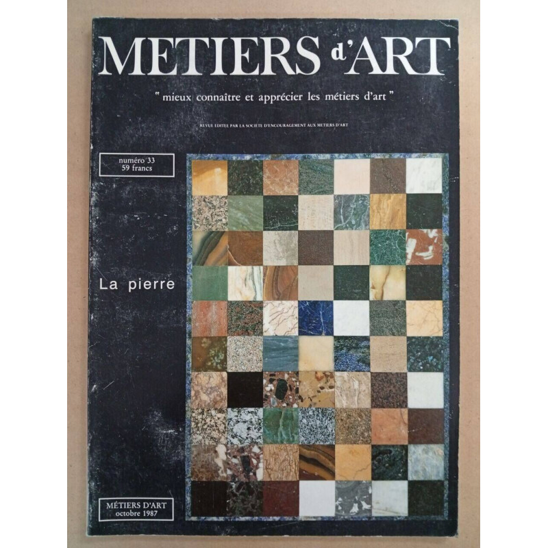 Revue Métiers d'art N° 33