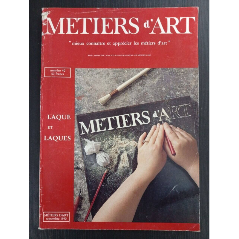 Revue Métiers d'art N° 40