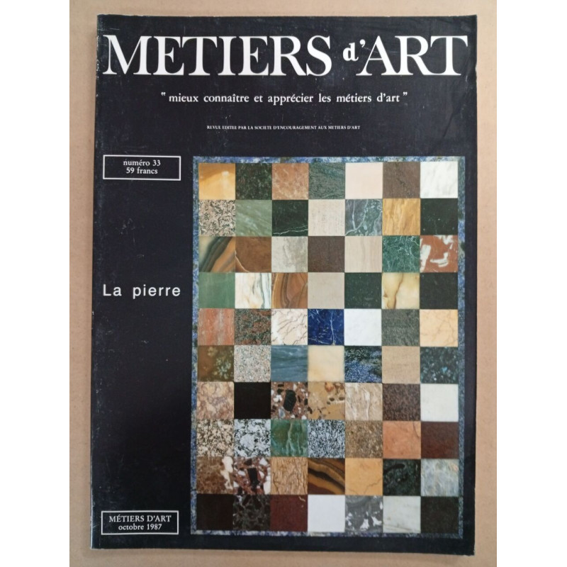 Revue Métiers d'art N° 33