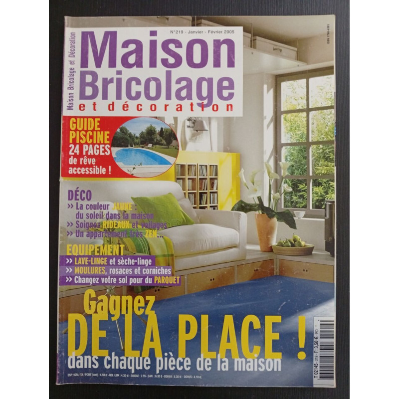 Revue Maison Bricolage et Décoration N° 219