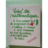 Faire des mathématiques