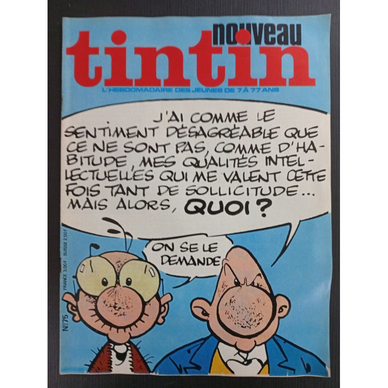 Revue Le Journal de Tintin Nouvelle série N° 75