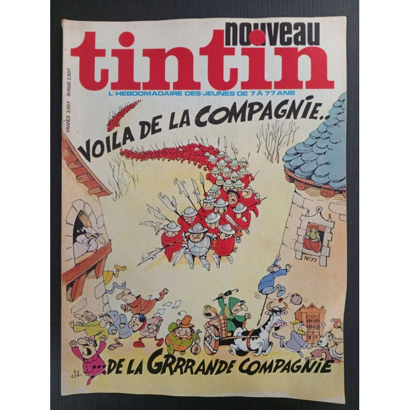 Revue Le Journal de Tintin Nouvelle série N° 77