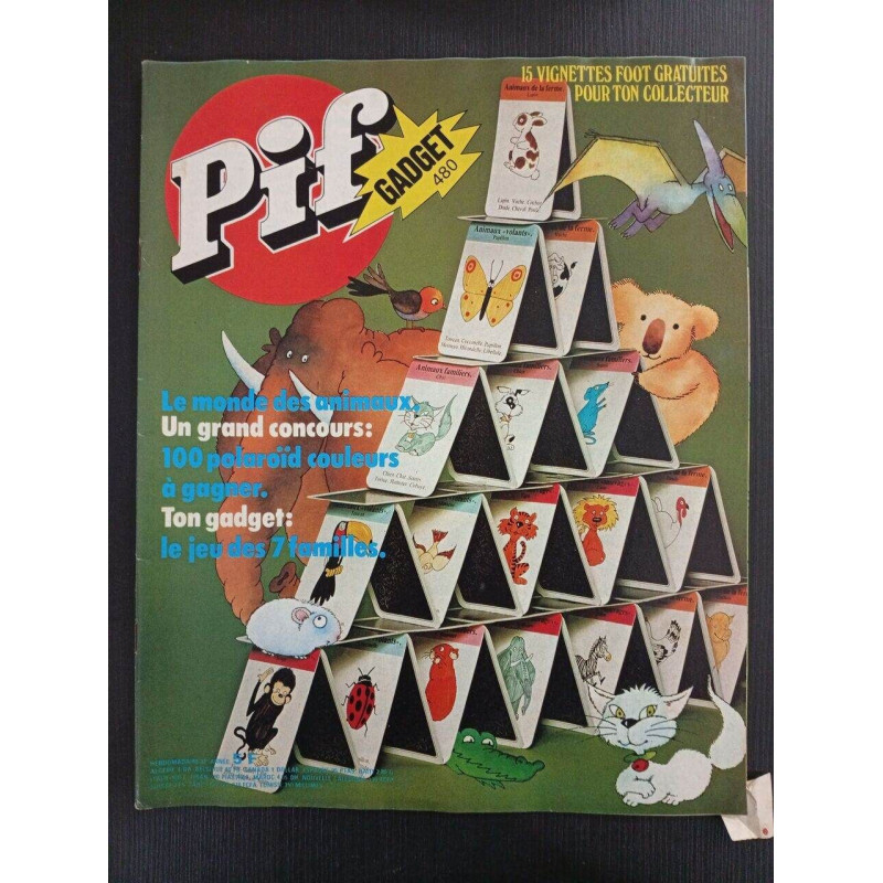 Revue Pif Gadget (Sans le gadget) N° 480