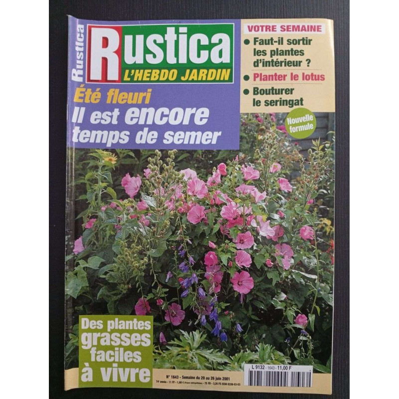 Revue Rustica Hebdo N° 1643
