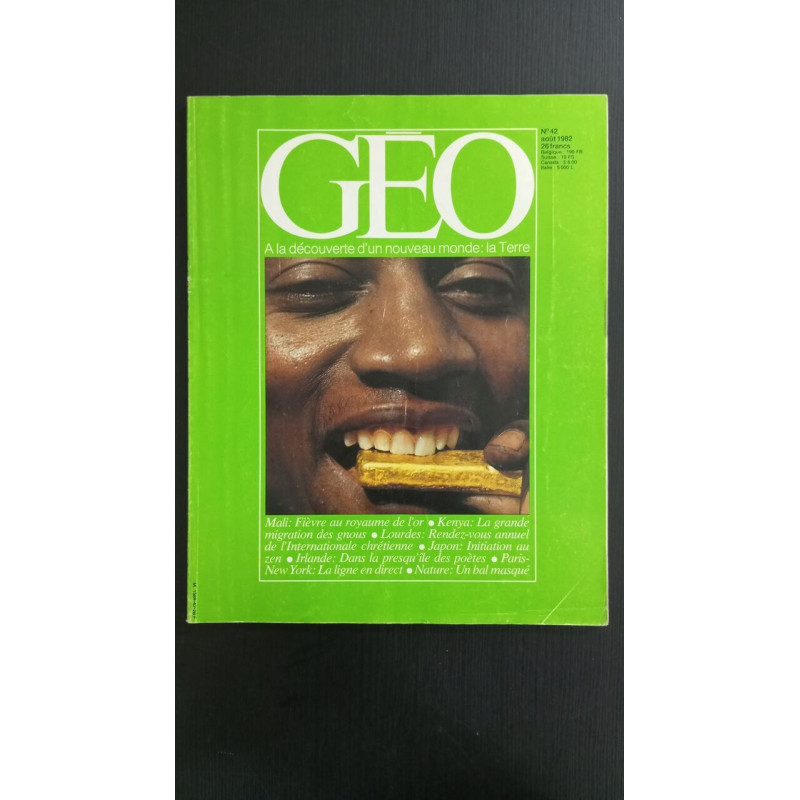 Revue Géo Magazine N° 42