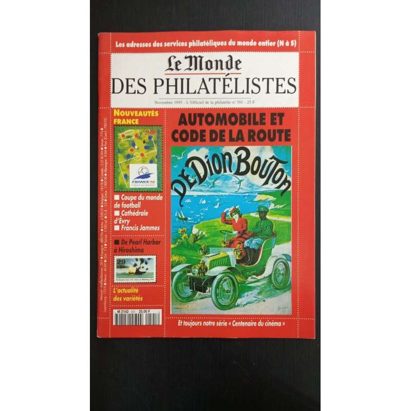 Revue Le monde des pholatélistes N° 501