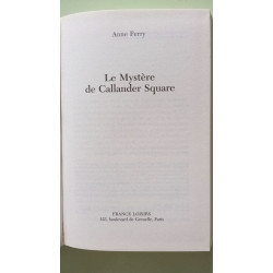 Le mystère de Callander Square