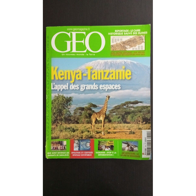 Revue Géo Magazine N° 344