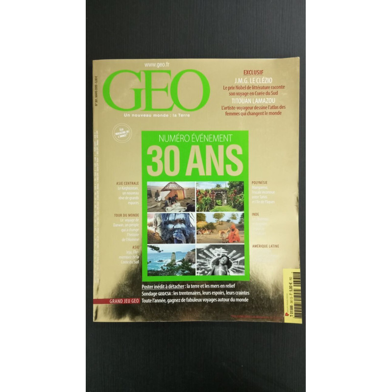Revue Géo Magazine N° 361 S