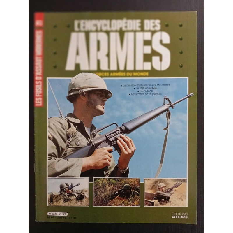 Revue Atlas - L'encyclopédie des armes N° 21