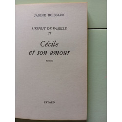 L'esprit de famille VI- cecile et son amour