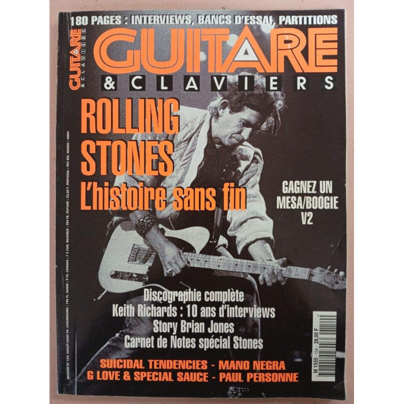 Revue Guitare ² Claviers N° 154