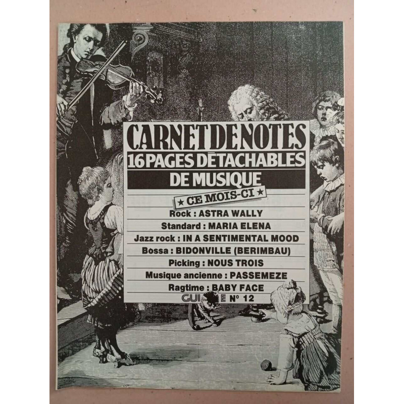 Revue Carnet de notes N° 12