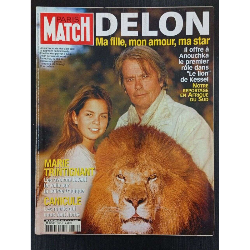 Revue Paris Match N° 2832