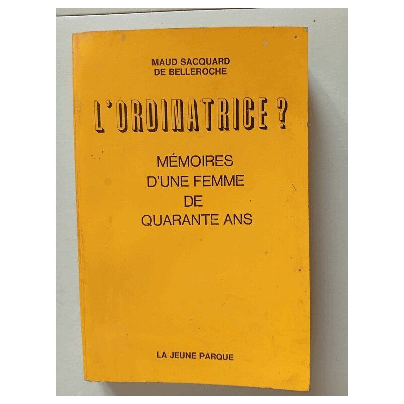 L'ordinatrice