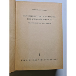 Entstehung und Geschichte der Weimarer Republik