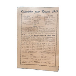 Almanach du Pélerin - 1949