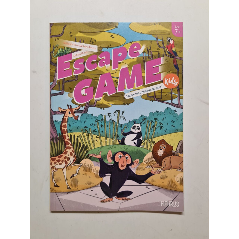 Escape game sauve les animaux du zoo kids