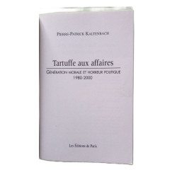 Tartuffe aux affaires. generation morale et horreur politique....