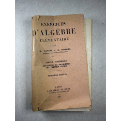 Exercices d'algèbres élémentaire - troisième édition