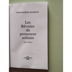 Les rêveries du promeneur solitaire