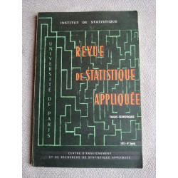 Revue de Statistique appliquée