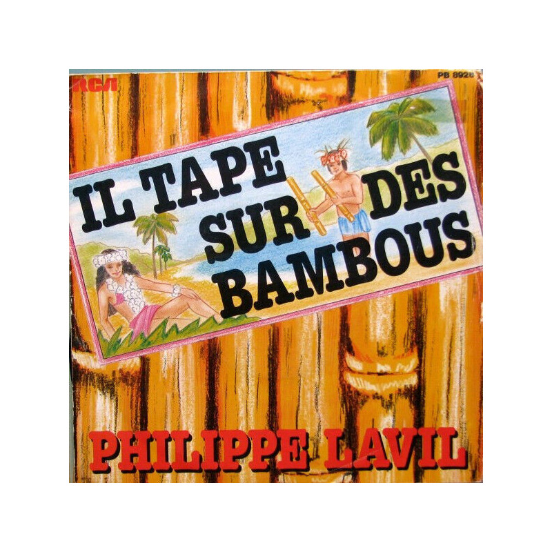 Il Tape Sur Des Bambous