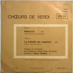 Choeurs De Verdi: Nabucco La Bataille De Legnano