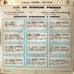 Sur Un Marché Persan / Dans Le Jardin D'un Monastère