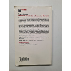Citoyenneté et nationalité en France et en Allemagne