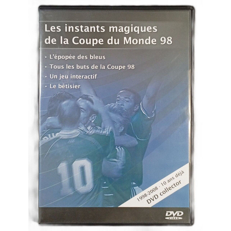 Dvd - Les instants magiques de la COUPE DU MONDE 98