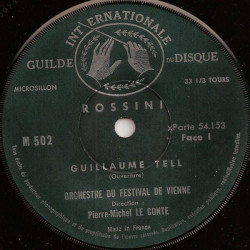 Guillaume Tell: Ouverture Et Air "Selva Opaca"