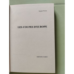 Les coupes d'Europe