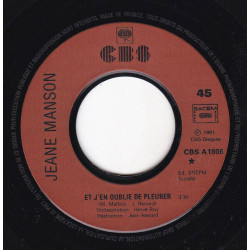 Et J'en Oublie De Pleurer / Seule