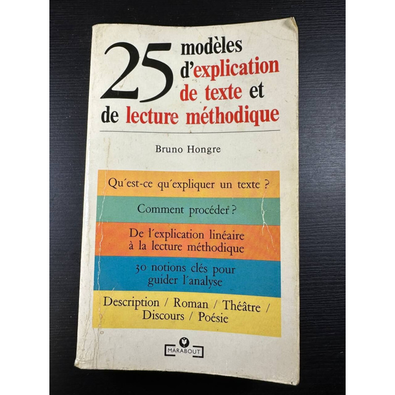 25 modèles d'explication de texte et de lecture méthodique